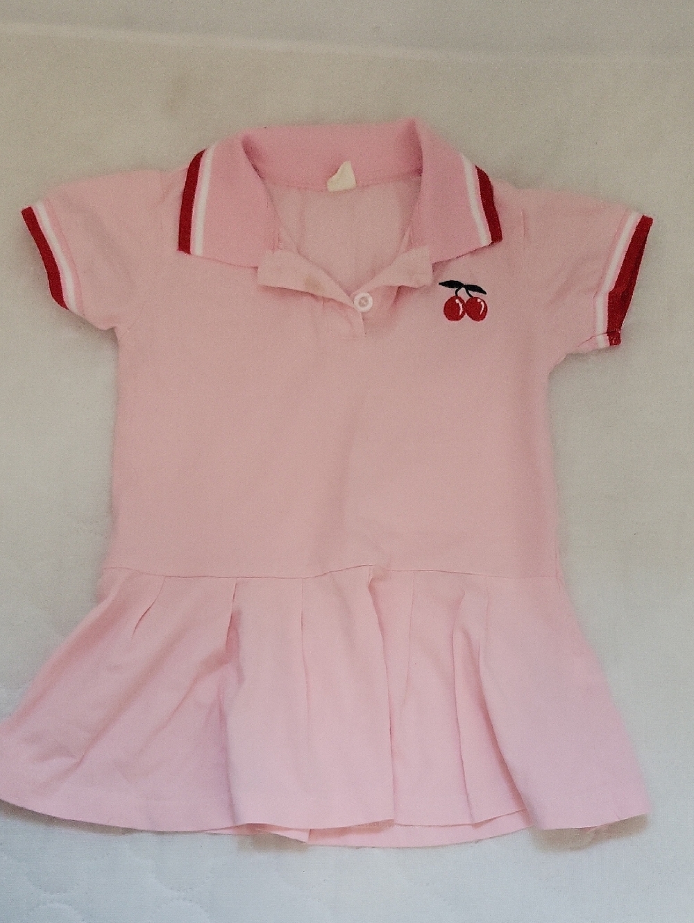 Pink Cherry Polo Dress